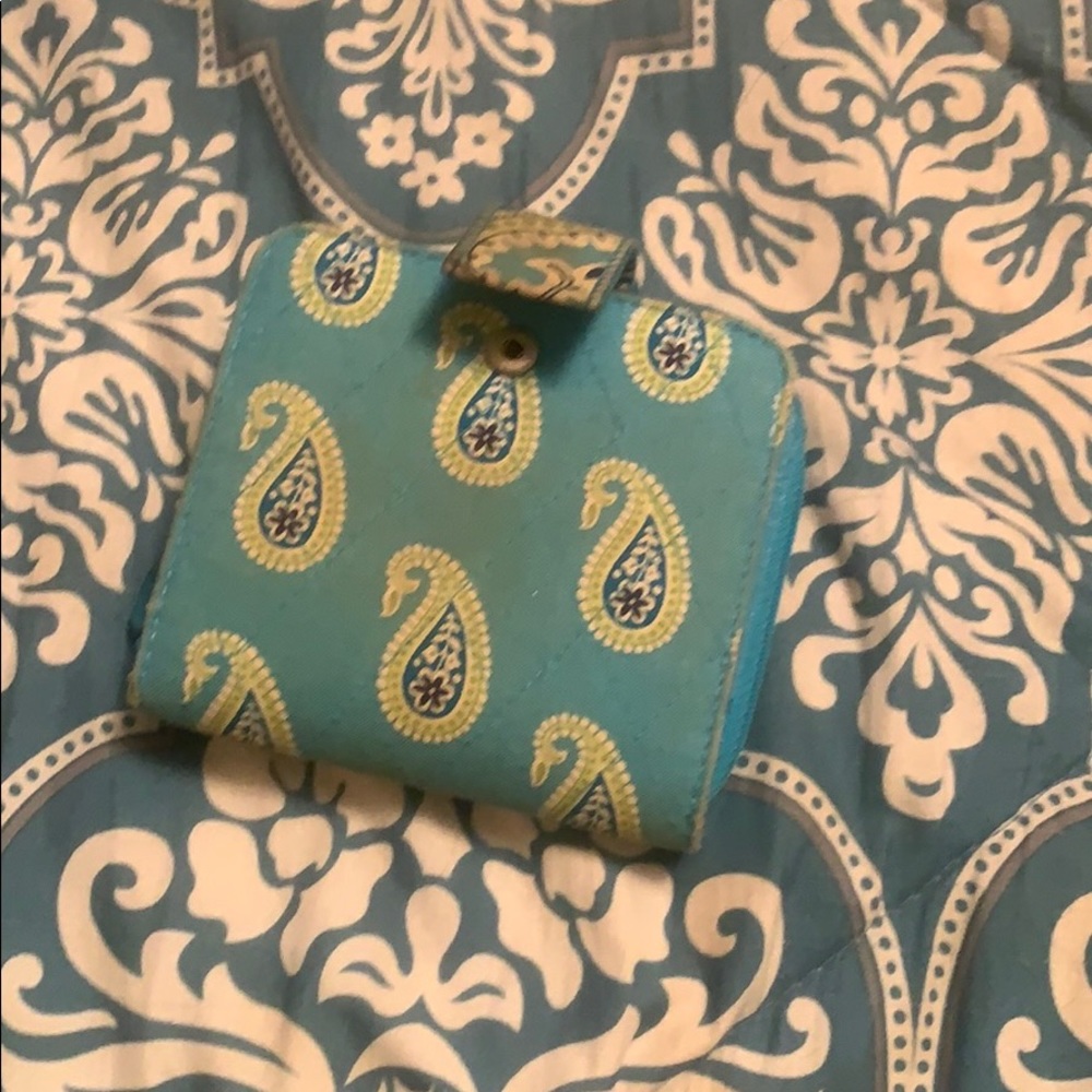 Vera Bradley Bermuda Blue wallet